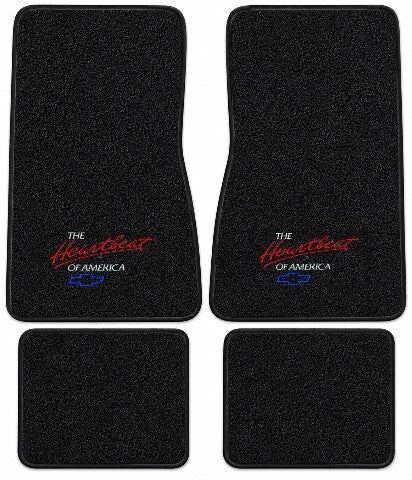 1968 Chevy Chevy II Nova Loop Floor Mats with Embroidered Logo Choices - 4-Piece - product details image 7