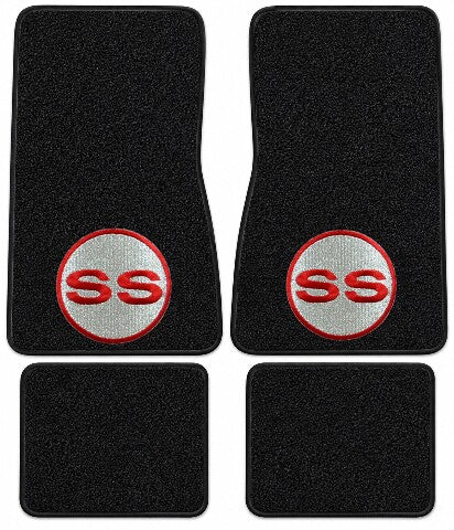 1968 Chevy Chevy II Nova Loop Floor Mats with Embroidered Logo Choices - 4-Piece - product details image 9