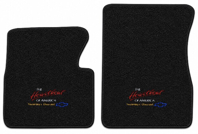 1959 Chevy Truck 3100 Loop Floor Mats with Embroidered Logo Choices - 2-Piece - product details image 4