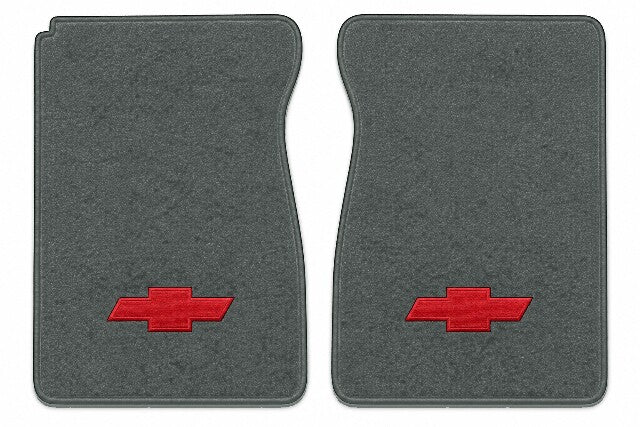 1974 Chevy C10 Cutpile Floor Mats with Embroidered Logo Choices - 2-Piece - product image