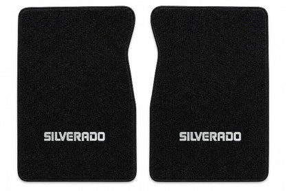 1987 Chevy R10 Cutpile Floor Mats with Embroidered Logo Choices - 2-Piece - product details image 4