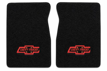1987 Chevy R10 Cutpile Floor Mats with Embroidered Logo Choices - 2-Piece - product details image 5