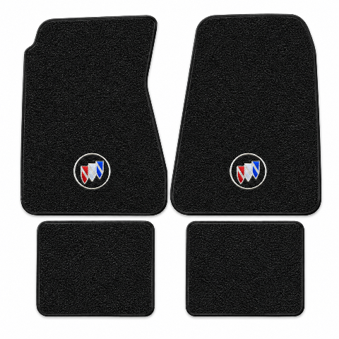 1968-1969 Buick GS 350 Auto Loop Floor Mats with Embroidered Logo Choices - 4-Piece - product details image 2