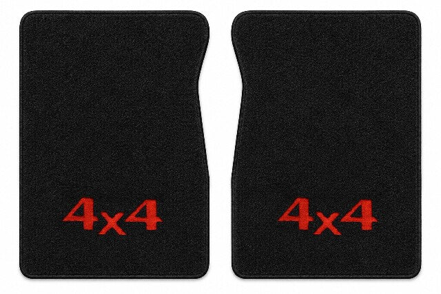 1987 GMC R1500 Cutpile Floor Mats with Embroidered Logo Choices - 2-Piece - product details image 3