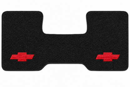 1973 Chevy C30 Low Tunnel Loop Floor Mat Embroidered Logos Front - 1-Piece - product details image 2