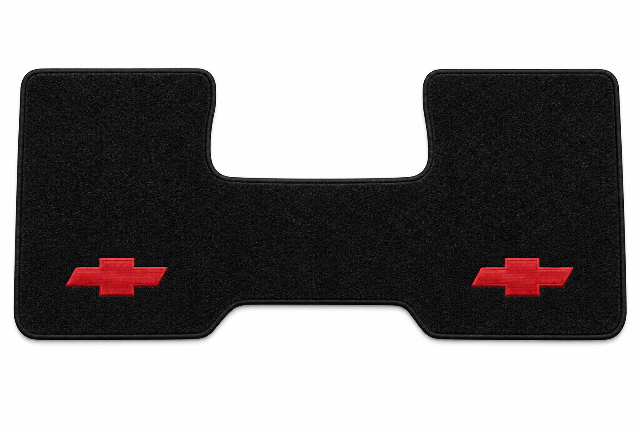 1987 Chevy R20 2WD Auto/3sp Low Tnl Floor Mat Embroidered Logos Front - 1-Piece - product details image 2