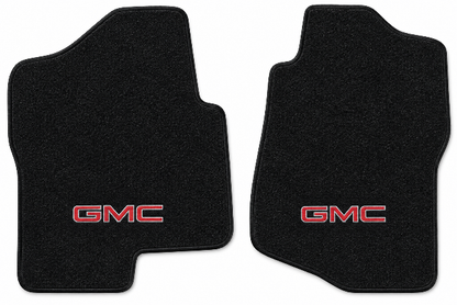 2007 GMC Sierra 1500 HD Classic Ext Cab Cutpile Floor Mats with Embroidered Logo Choices - 2-Piece - product details image 2