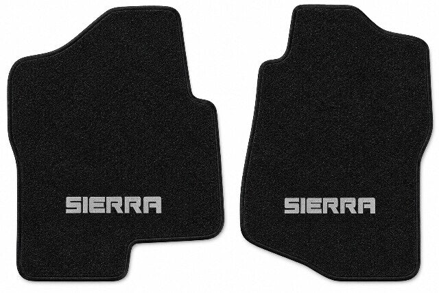 2007 GMC Sierra 1500 HD Classic Ext Cab Cutpile Floor Mats with Embroidered Logo Choices - 2-Piece - product details image 3