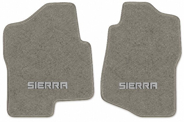 2007 GMC Sierra 1500 HD Classic Ext Cab Cutpile Floor Mats with Embroidered Logo Choices - 2-Piece - product image