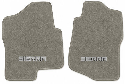 2007 GMC Sierra 1500 HD Classic Ext Cab Cutpile Floor Mats with Embroidered Logo Choices - 2-Piece - product image