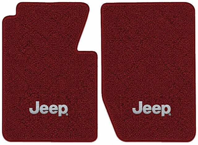 1970 Jeep J-4500 Loop Floor Mats with Embroidered Logo Choices - 2-Piece - product image
