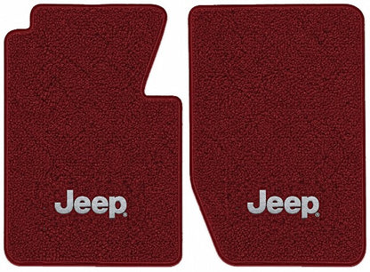 1970 Jeep J-4500 Loop Floor Mats with Embroidered Logo Choices - 2-Piece - product image