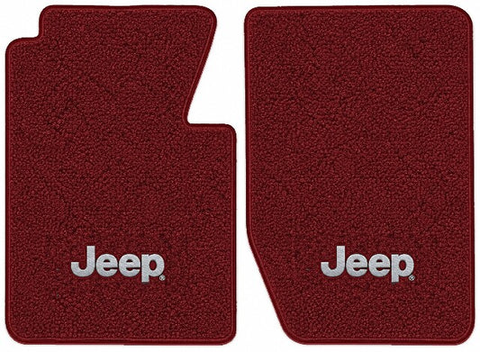 1971 Jeep J-3800 Loop Floor Mats with Embroidered Logo Choices - 2-Piece - product image