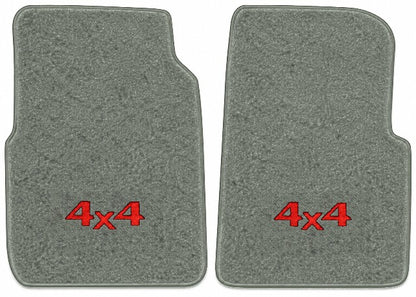 1988-1993 Mazda B2600 Cutpile Floor Mats with Embroidered Logo Choices - 2-Piece - product image