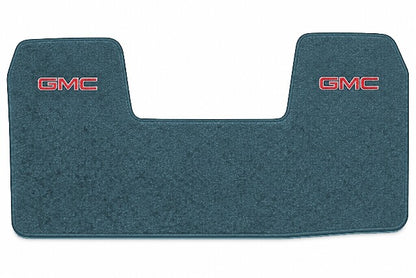 1988-1989 GMC C1500 Column Shift Cutpile Floor Mat Embroidered Logos Front - 1-Piece - product image