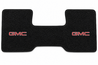 1975-78 GMC C15 2WD Auto/3sp Low Tnl Floor Mat Embroidered Logos Front - 1-Piece - product details image 2