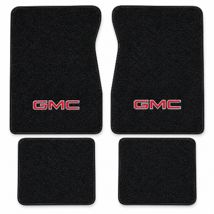 1990-1991 GMC C2500 Crew Cab Cutpile Floor Mats with Embroidered Logo Choices - 4-Piece - product details image 2