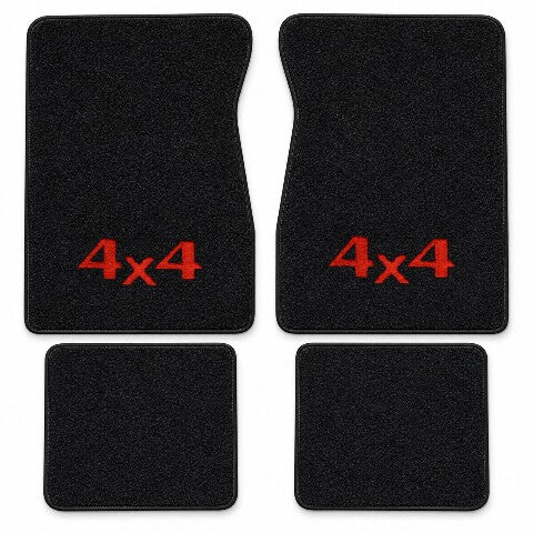 1990-1991 GMC C2500 Crew Cab Cutpile Floor Mats with Embroidered Logo Choices - 4-Piece - product details image 3