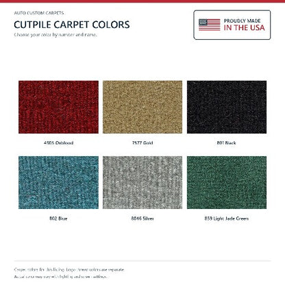 1978 Dodge Monaco Cutpile Floor Mats with Embroidered Logo Choices - 4-Piece - product details image 7