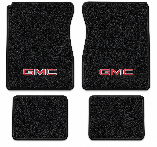 1973 GMC C25/C2500 Suburban Loop Floor Mats with Embroidered Logo Choices - 4-Piece - product details image 2