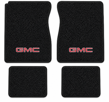 1973 GMC C25/C2500 Suburban Loop Floor Mats with Embroidered Logo Choices - 4-Piece - product details image 2