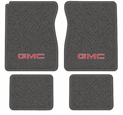 1973 GMC C25/C2500 Suburban Loop Floor Mats with Embroidered Logo Choices - 4-Piece - product image