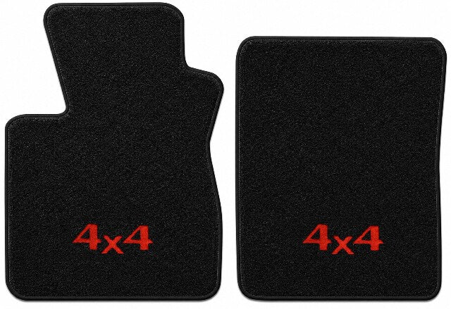 1997-1998 Ford F-250 Light Duty Cutpile Floor Mats with Embroidered Logo Choices Reg Cab - 2-Piece - product details image 3