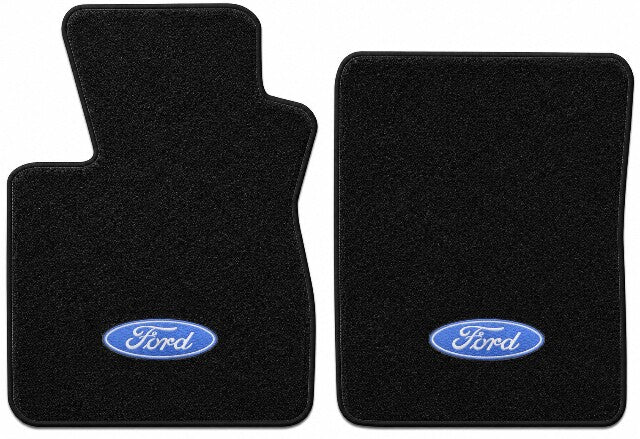 1997-1998 Ford F-250 Light Duty Cutpile Floor Mats with Embroidered Logo Choices Reg Cab - 2-Piece - product details image 4