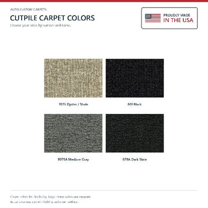 2010 Dodge Ram 1500 Reg Cab Cutpile Floor Mats with Embroidered Logo Choices - 2-Piece - product details image 6