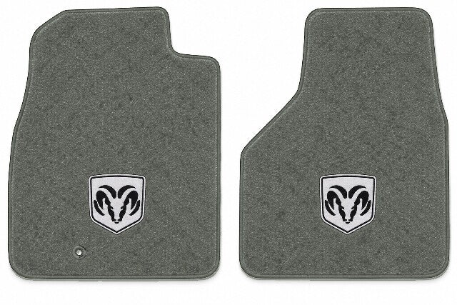 2010 Dodge Ram 2500 Reg Cab Cutpile Floor Mats with Embroidered Logo Choices - 2-Piece - product image