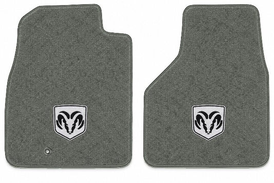 2011-2012 Ram 3500 Reg Cab Cutpile Floor Mats with Embroidered Logo Choices - 2-Piece - product image