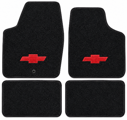 2014-2015 Chevy Impala Limited Cutpile Floor Mats with Embroidered Logo Choices - 4-Piece - product details image 2