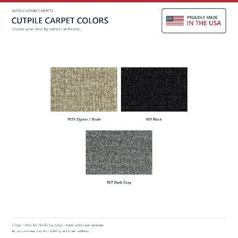 2014-2015 Chevy Impala Limited Cutpile Floor Mats with Embroidered Logo Choices - 4-Piece - product details image 7
