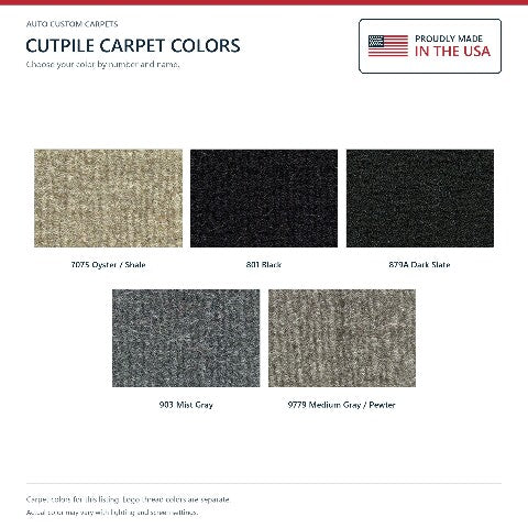 2013-2015 Dodge Dart Cutpile Floor Mats with Embroidered Logo Choices - 4-Piece - product details image 6