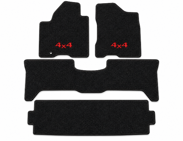 2004 Pathfinder Armada LE Frts & Rr Runners Floor Mats with Embroidered Logo Choices - 4-Piece - product details image 2