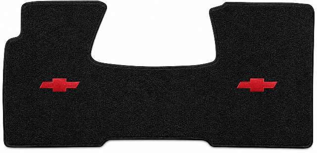 1955-1957 Chevy Bel Air Loop Floor Mat Embroidered Logos Front - 1-Piece - product details image 2