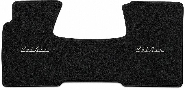 1955-1957 Chevy Bel Air Loop Floor Mat Embroidered Logos Front - 1-Piece - product details image 3