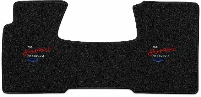 1955-1957 Chevy Bel Air Loop Floor Mat Embroidered Logos Front - 1-Piece - product details image 4