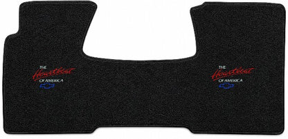 1955-1957 Chevy Bel Air Loop Floor Mat Embroidered Logos Front - 1-Piece - product details image 4
