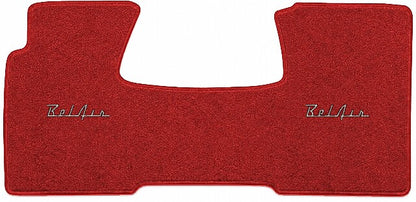 1955-1957 Chevy Bel Air Loop Floor Mat Embroidered Logos Front - 1-Piece - product image