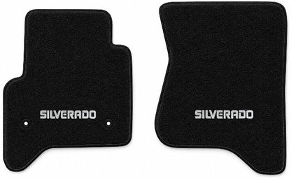 2014-18 Chevy Silverado 1500 Double/Crew Cab Floor Mats with Embroidered Logo Choices - 2-Piece - product details image 3