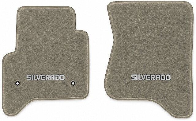 2014-18 Chevy Silverado 1500 Double/Crew Cab Floor Mats with Embroidered Logo Choices - 2-Piece - product image