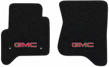 2014-18 GMC Sierra 1500 Double Cab/Crew Cab Floor Mats with Embroidered Logo Choices - 2-Piece - product details image 2