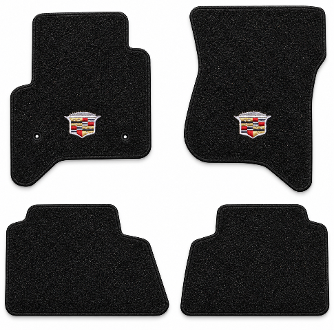 2015-2020 Cadillac Escalade Cutpile Floor Mats with Embroidered Logo Choices - 4-Piece - product details image 2