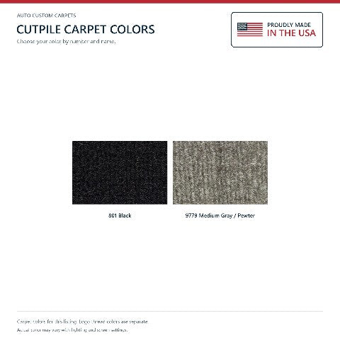 2015-2020 Cadillac Escalade Cutpile Floor Mats with Embroidered Logo Choices - 4-Piece - product details image 6