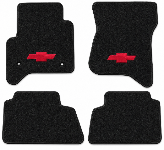 2015-2020 Chevy Tahoe Cutpile Floor Mats with Embroidered Logo Choices - 4-Piece - product details image 2