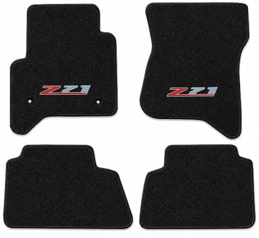 2015-2020 Chevy Tahoe Cutpile Floor Mats with Embroidered Logo Choices - 4-Piece - product details image 3