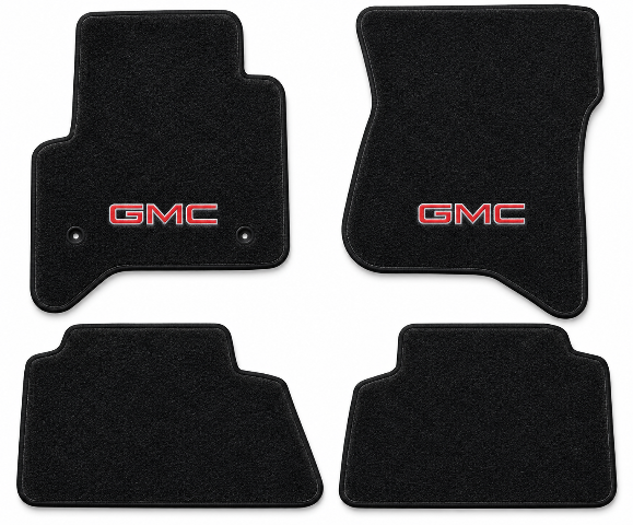 2015-2020 GMC Yukon Cutpile Floor Mats with Embroidered Logo Choices - 4-Piece - product details image 2