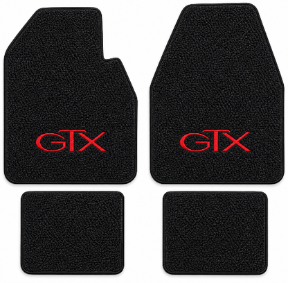 1971 Plymouth GTX Auto Loop Floor Mats with Embroidered Logo Choices - 4-Piece - product details image 2
