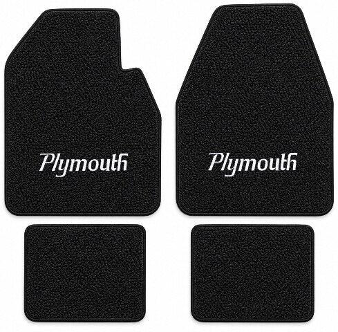 1971 Plymouth GTX Auto Loop Floor Mats with Embroidered Logo Choices - 4-Piece - product details image 3